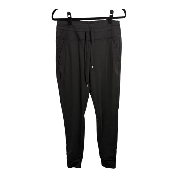 Halara Softlyzero Plush High Waisted Drawstring Plain Full Length Joggers Black - Picture 6 of 10